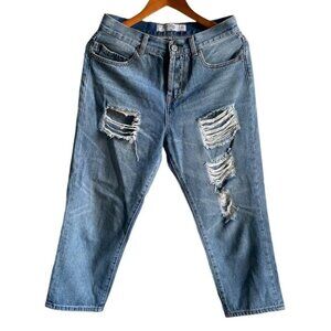 Miss Miss by Valentina Distressed  Jeans Made In Italy